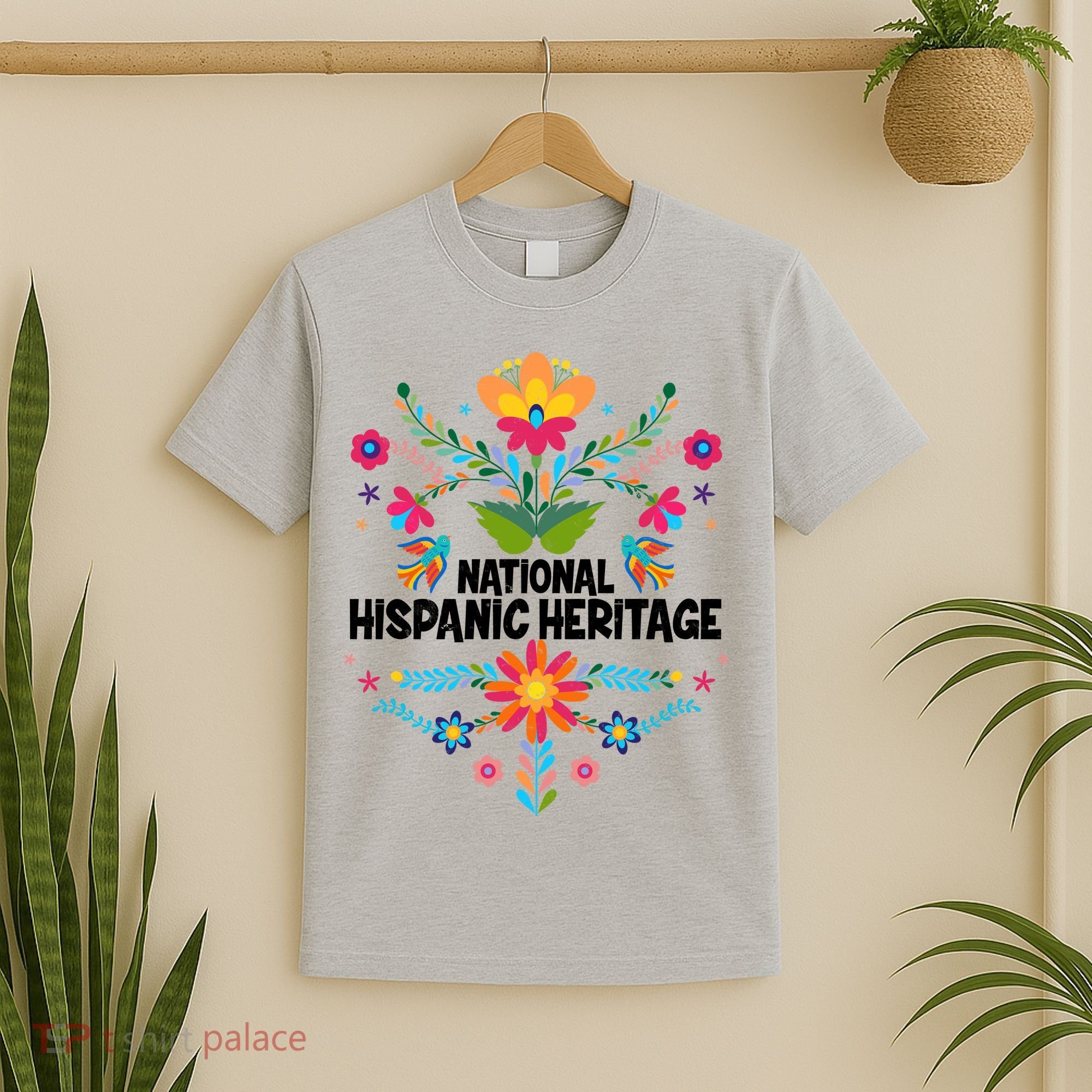 Traditional Pattern National Hispanic Heritage Month T-Shirt