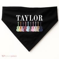 Taylor Personalized Name I Love Taylor Girl USA-Made Doggie Bandana thumb 0