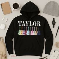 Taylor Personalized Name I Love Taylor Girl Hoodie thumb 3