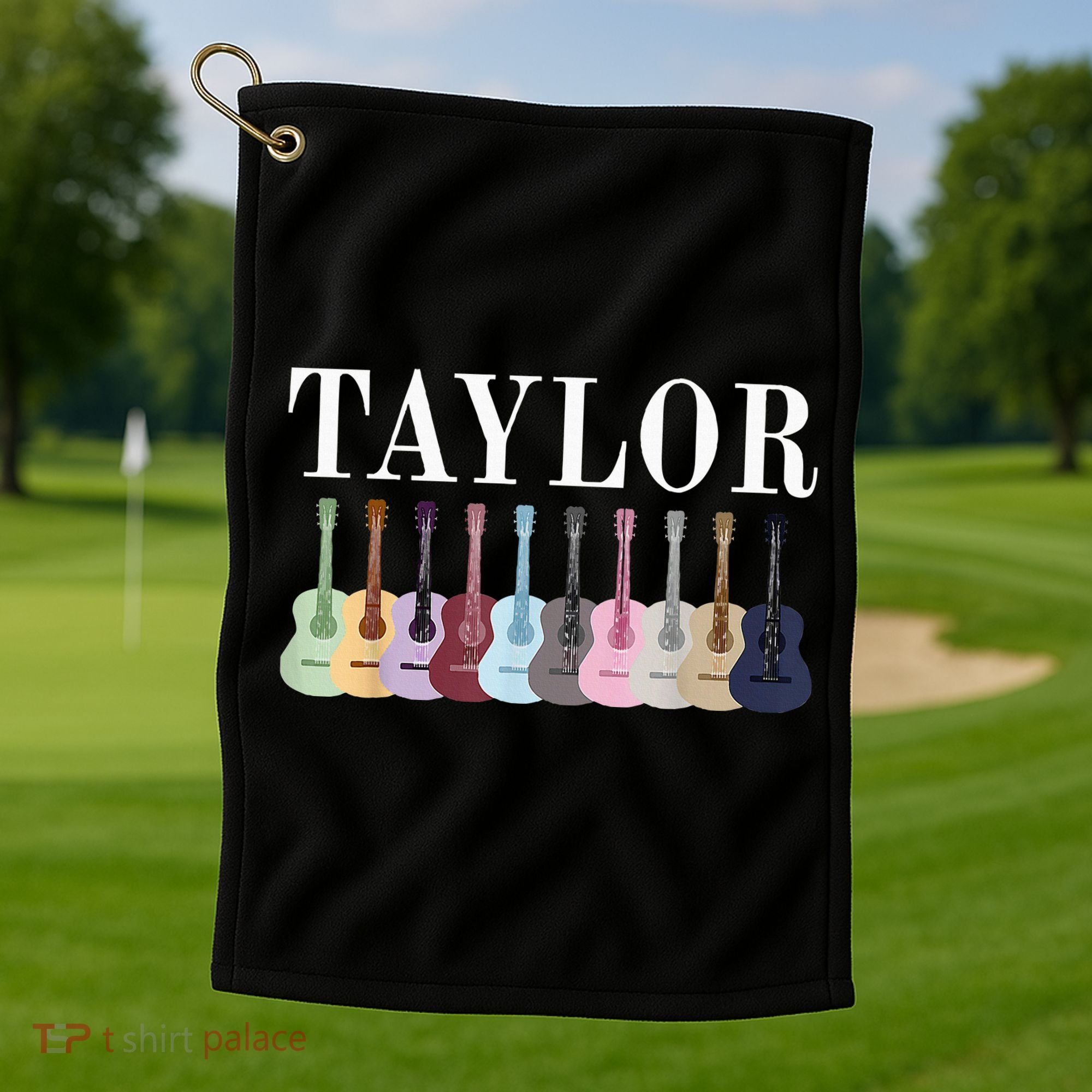 Taylor Personalized Name I Love Taylor Girl Golf Towel
