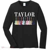 Taylor Personalized Name I Love Taylor Girl Women's Long Sleeve Shirt thumb 0