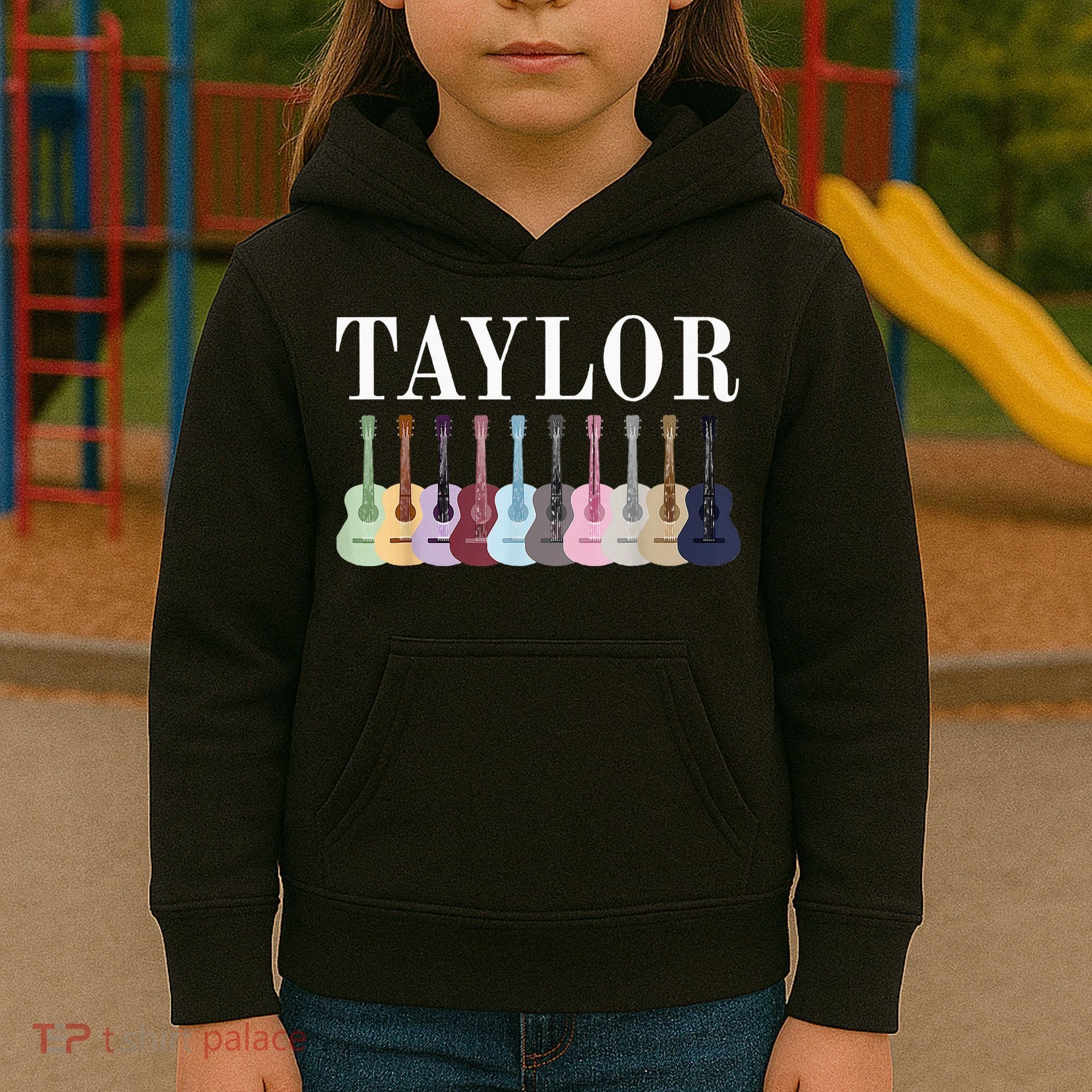 Taylor Personalized Name I Love Taylor Girl Kids Hoodie
