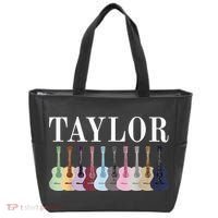Taylor Personalized Name I Love Taylor Girl Tote Bag thumb 0