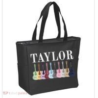 Taylor Personalized Name I Love Taylor Girl Tote Bag thumb 2
