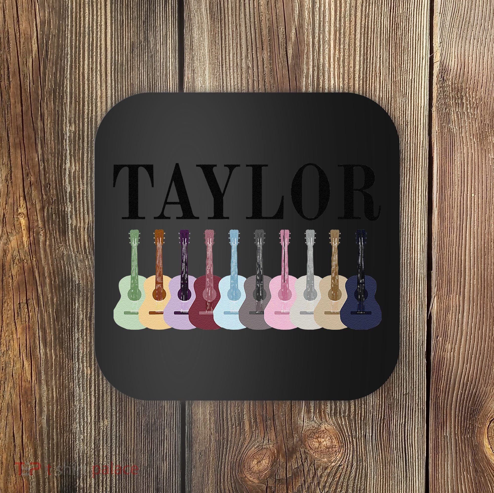 Taylor Personalized Name I Love Taylor Girl Groovy 70S Coaster