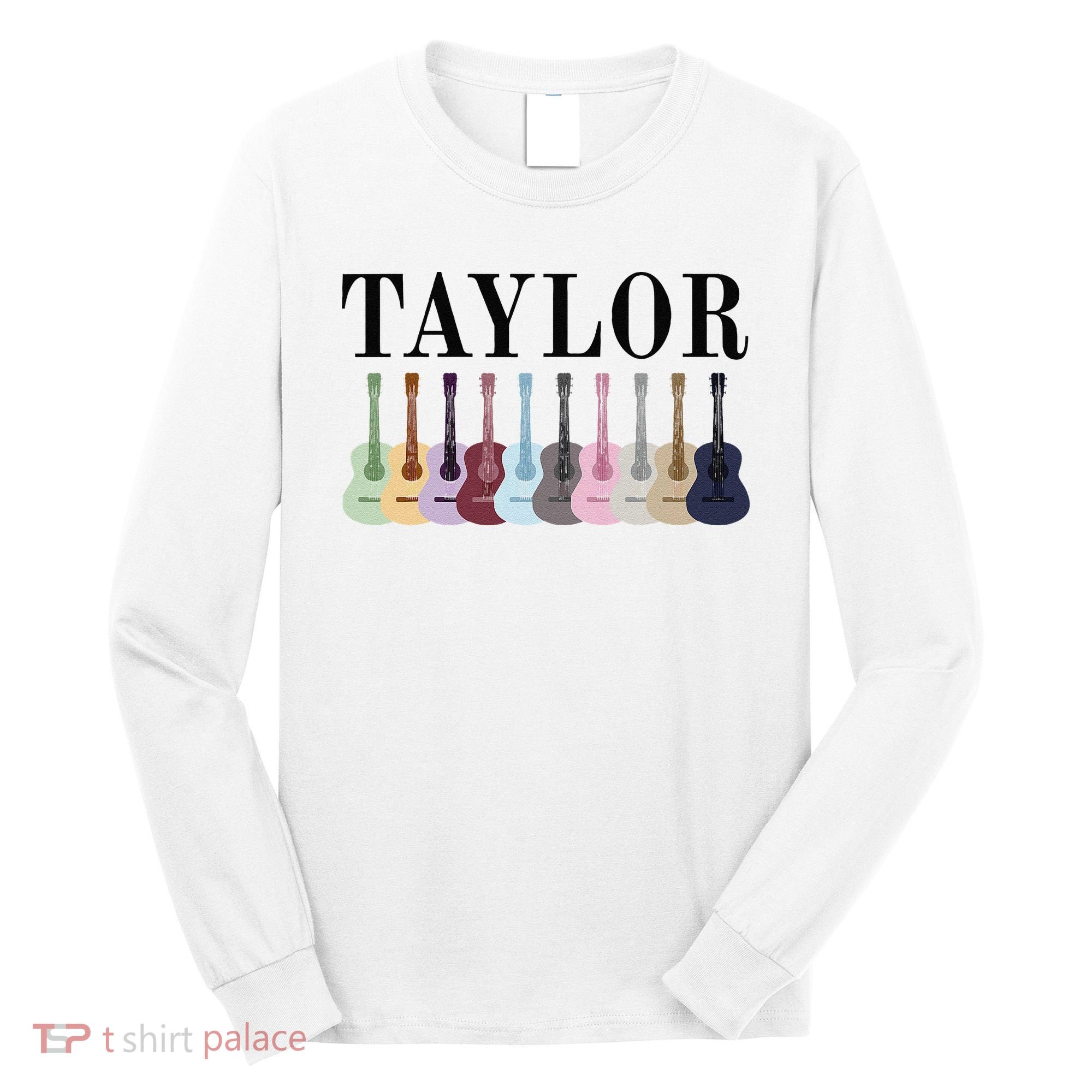 Taylor Personalized Name I Love Taylor Girl Groovy 70S Long Sleeve Shirt