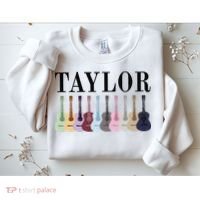 Taylor Personalized Name I Love Taylor Girl Groovy 70S Sweatshirt thumb 2