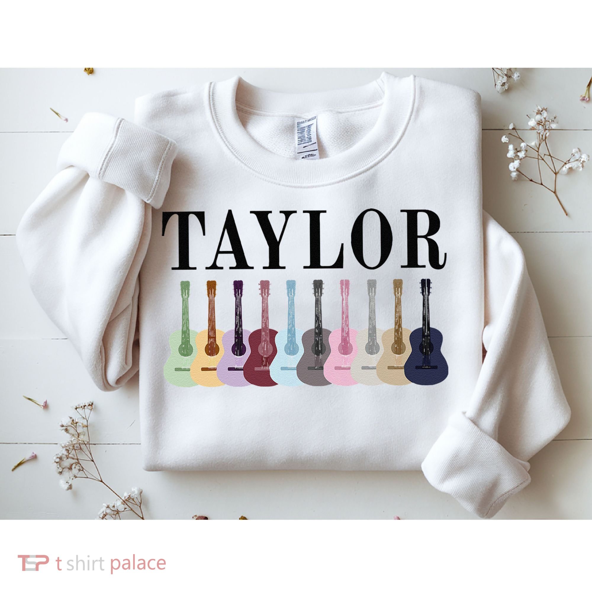 Taylor Personalized Name I Love Taylor Girl Groovy 70S Sweatshirt