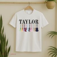 Taylor Personalized Name I Love Taylor Girl Groovy 70S T-Shirt thumb 2