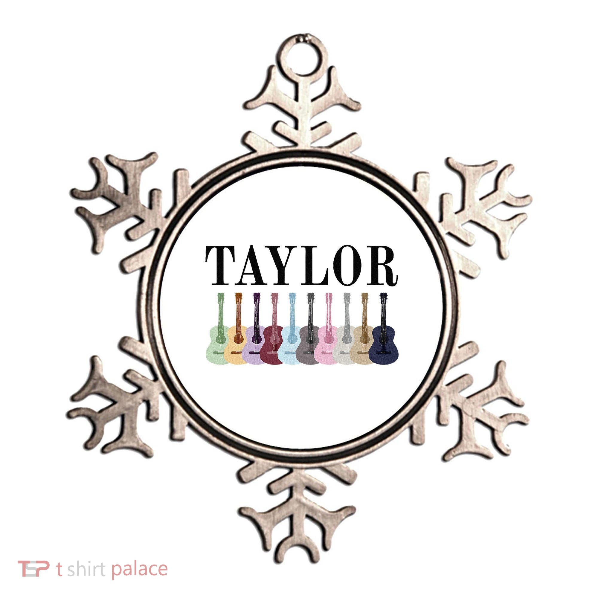 Taylor Personalized Name I Love Taylor Girl Groovy 70S Ornament