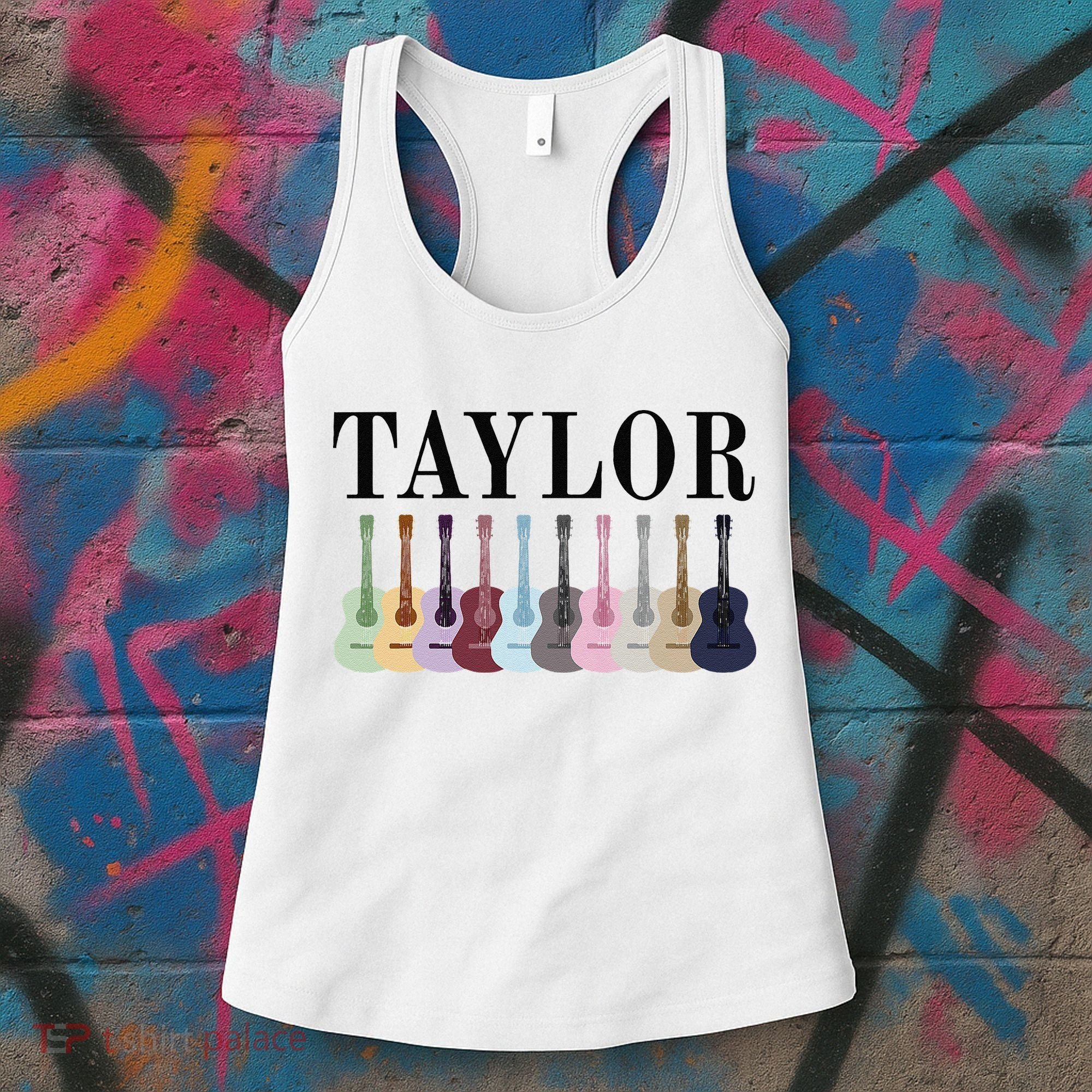 Taylor Personalized Name I Love Taylor Girl Groovy 70S Women's Tank Top