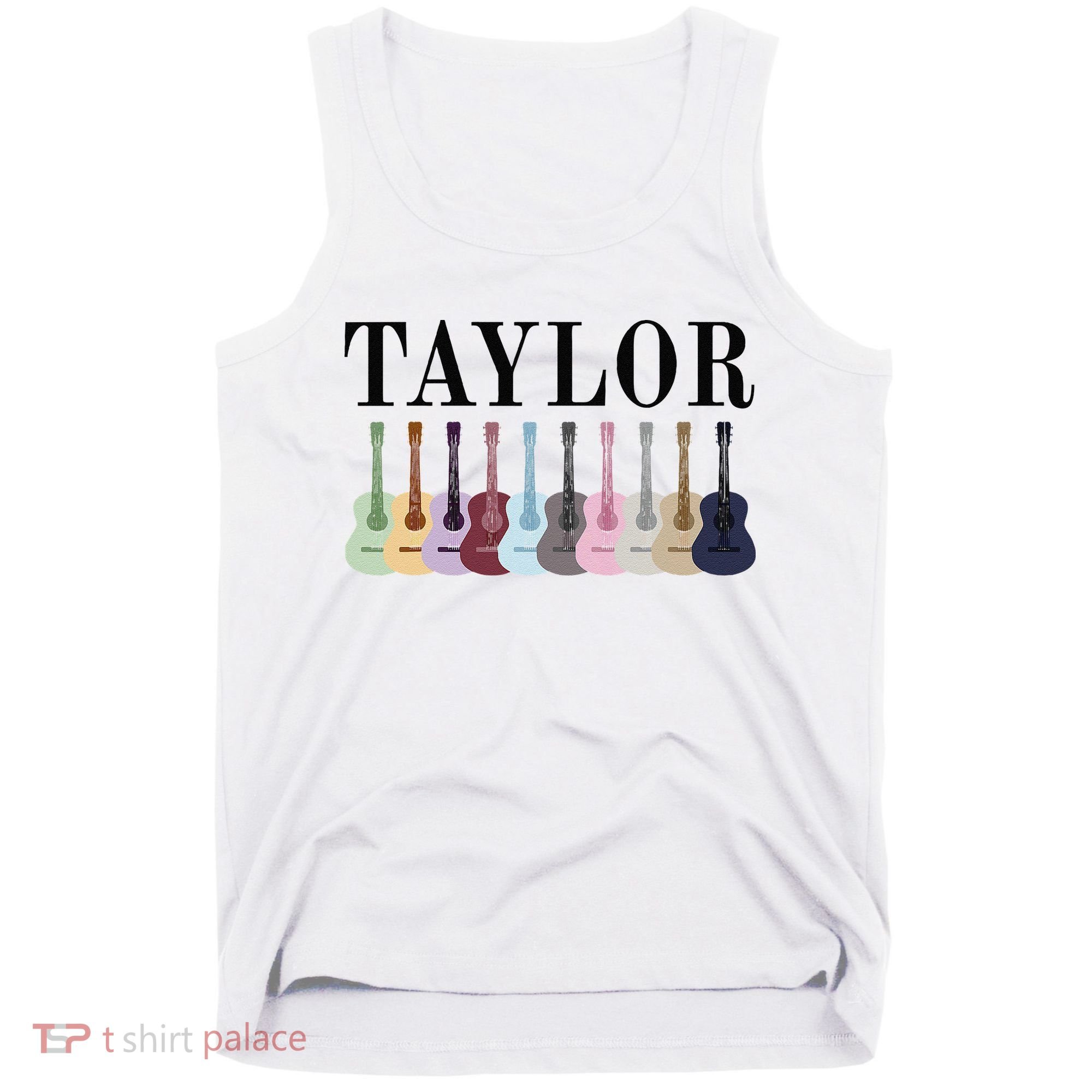 Taylor Personalized Name I Love Taylor Girl Groovy 70S Tank Top