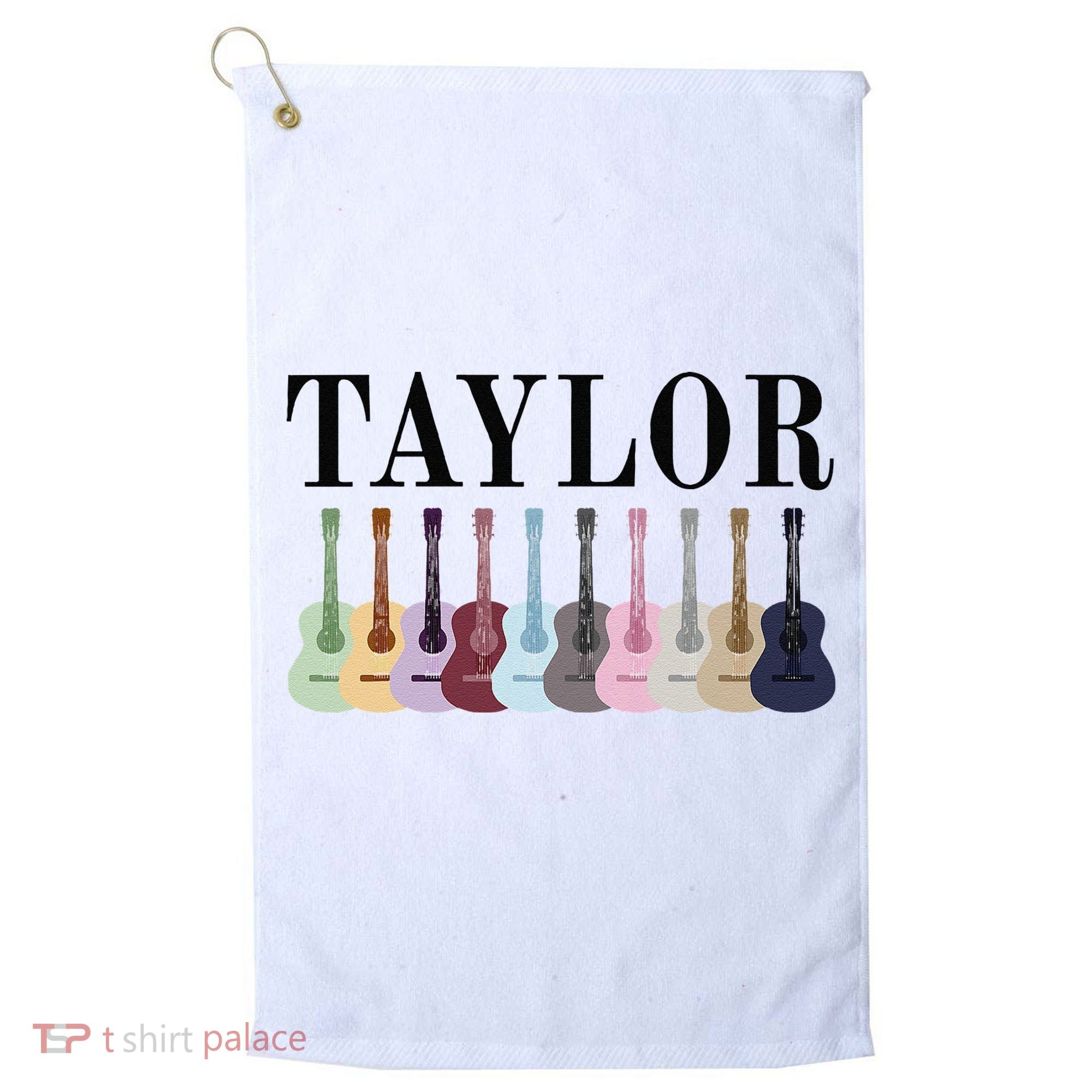 Taylor Personalized Name I Love Taylor Girl Groovy 70S Golf Towel