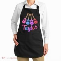 Taylor Personalized Name I Love Taylor Girl Groovy 70S Apron thumb 2