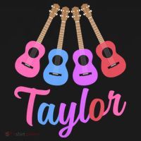 Taylor Personalized Name I Love Taylor Girl Groovy 70S Sweatshirt thumb 3