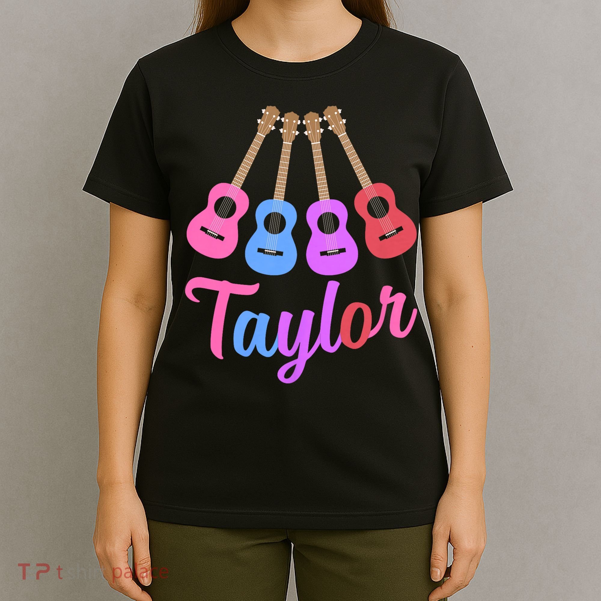 Taylor Personalized Name I Love Taylor Girl Groovy 70S T-Shirt
