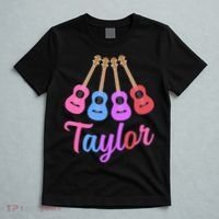 Taylor Personalized Name I Love Taylor Girl Groovy 70S T-Shirt thumb 5