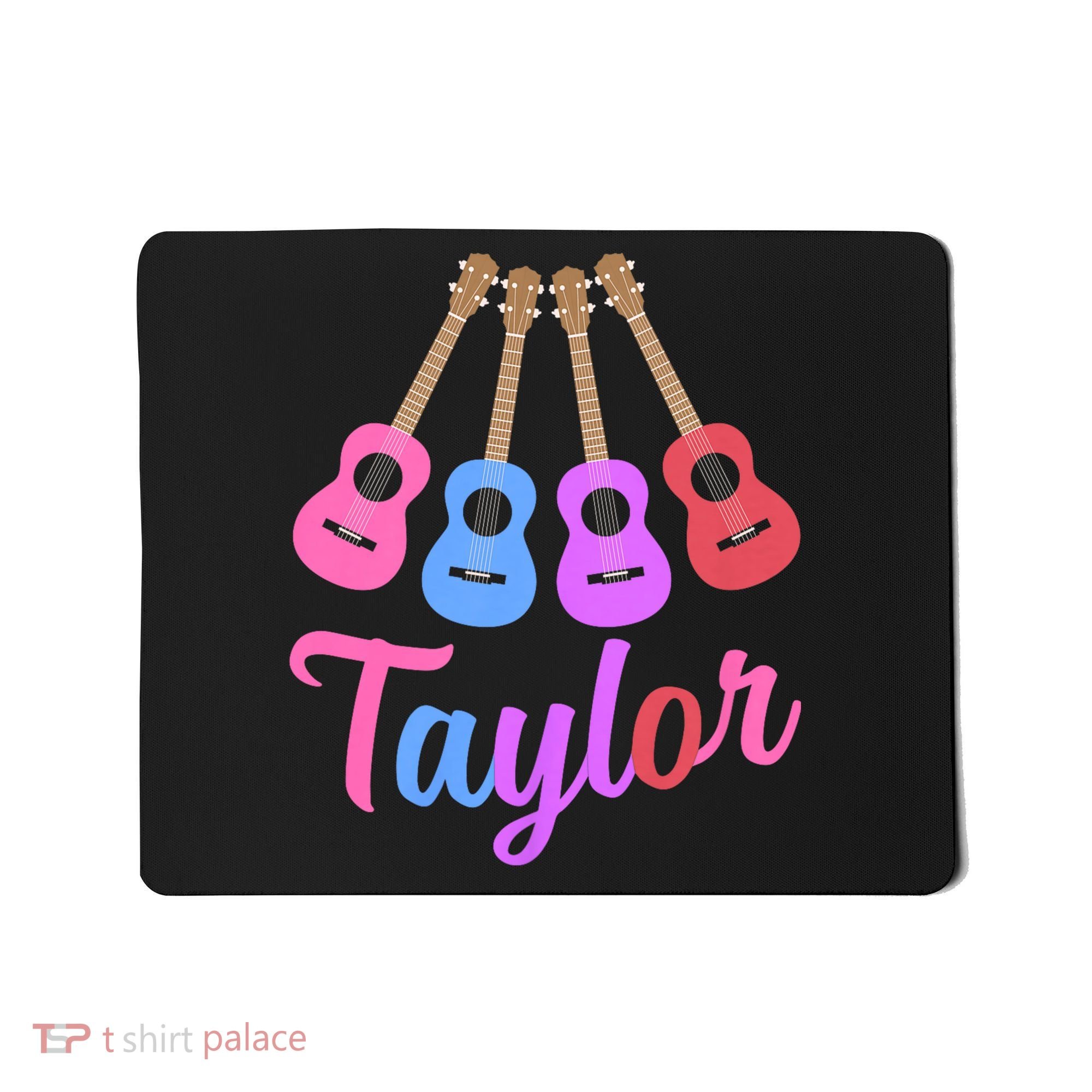 Taylor Personalized Name I Love Taylor Girl Groovy 70S Mousepad