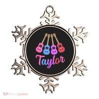 Taylor Personalized Name I Love Taylor Girl Groovy 70S Ornament thumb 0