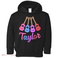 Taylor Personalized Name I Love Taylor Girl Groovy 70S Toddler Hoodie thumb 0