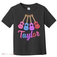 Taylor Personalized Name I Love Taylor Girl Groovy 70S Toddler T-Shirt thumb 0