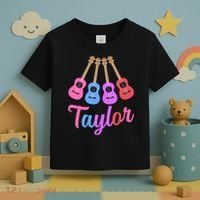 Taylor Personalized Name I Love Taylor Girl Groovy 70S Toddler T-Shirt thumb 3