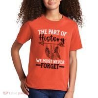 The Part Of History We Never Forget Orange Day Indigenous Kids T-Shirt thumb 2