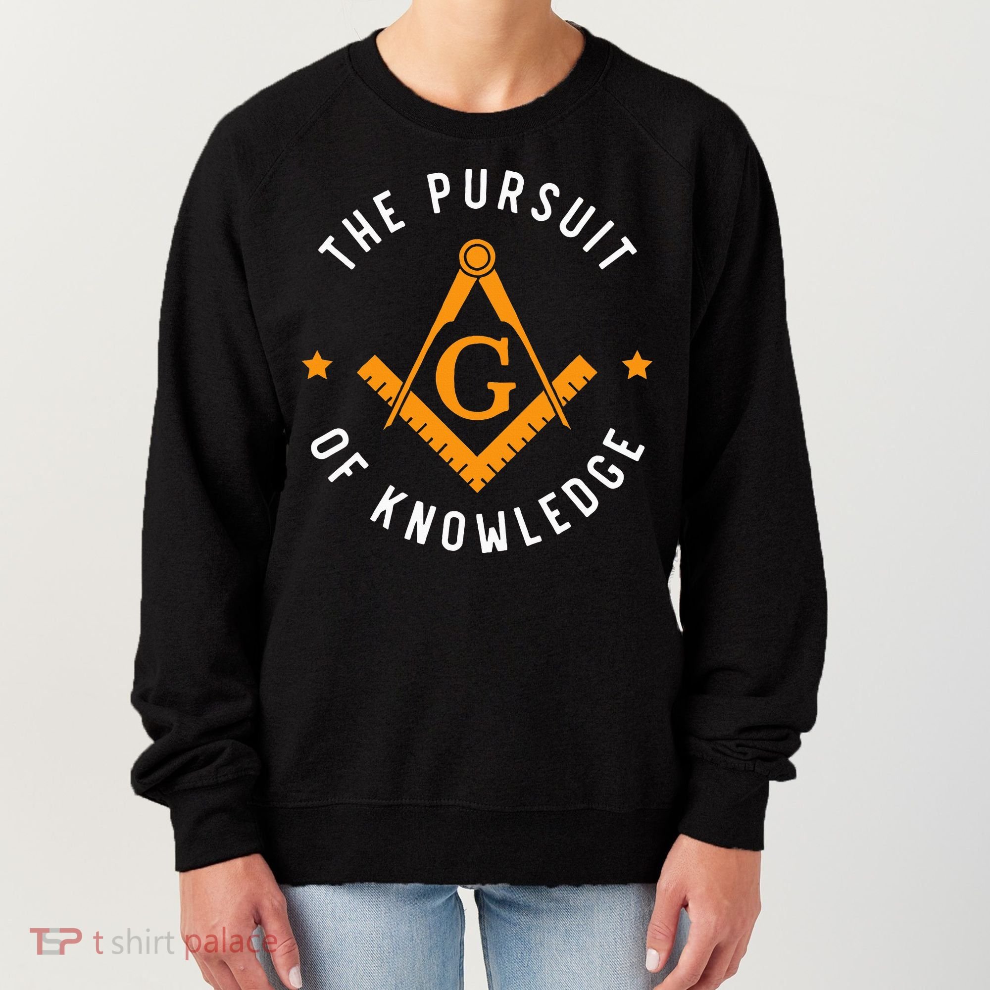 The Pursuit Of Knowledge Mason Fraternal Smib Freemason Women's Sweatshirt