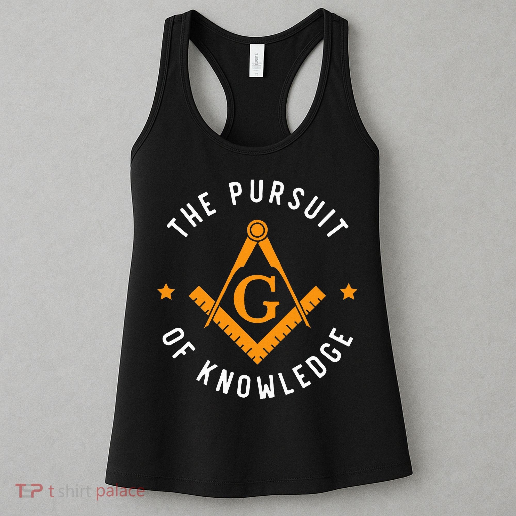 The Pursuit Of Knowledge Mason Fraternal Smib Freemason Women's Tank Top