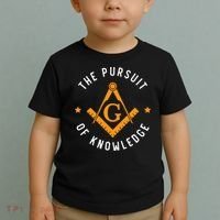 The Pursuit Of Knowledge Mason Fraternal Smib Freemason Toddler T-Shirt thumb 2