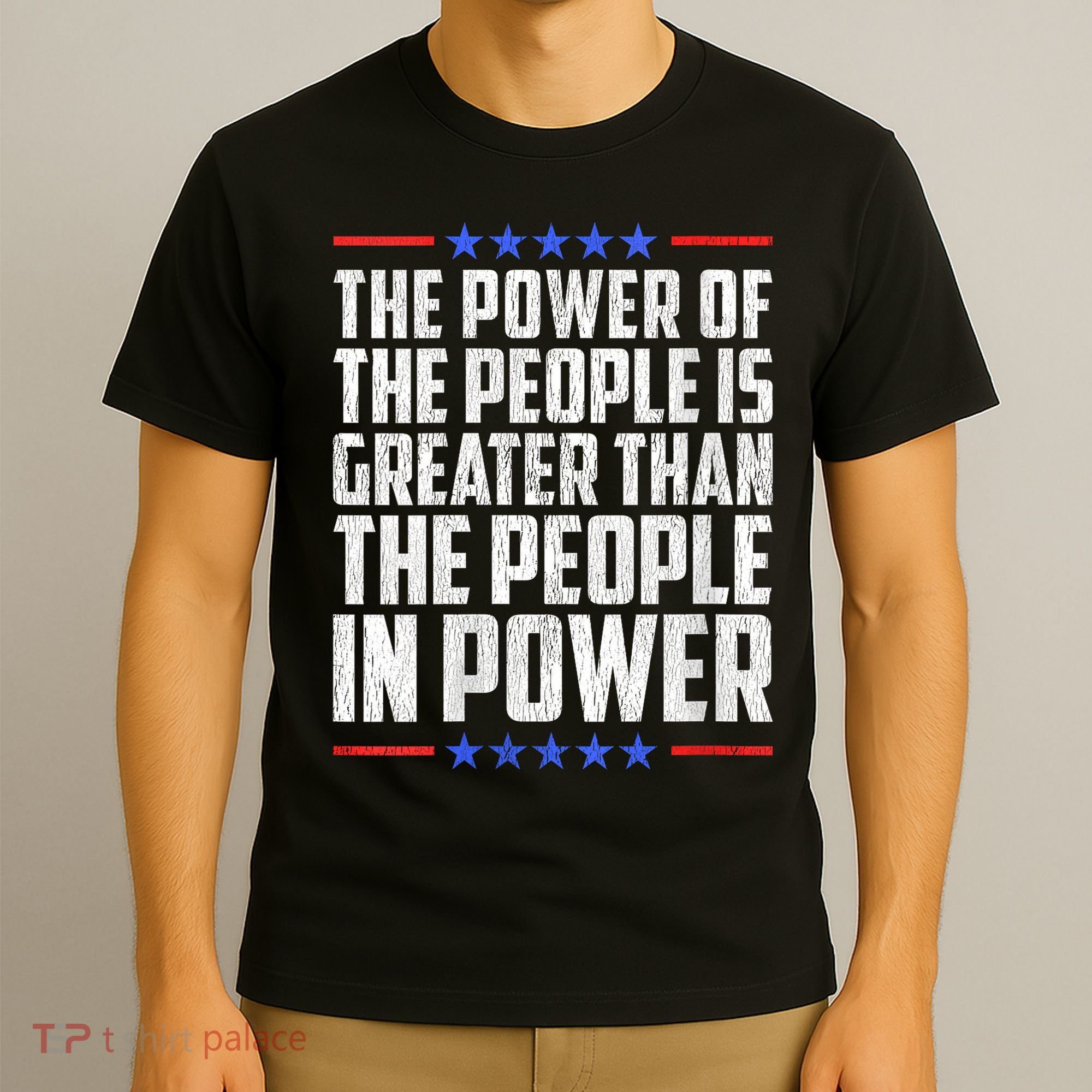  The Power Of The People Is Greater Than The People In Power V-Neck T-Shirt