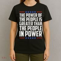  The Power Of The People Is Greater Than The People In Power V-Neck T-Shirt thumb 4