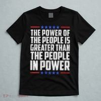  The Power Of The People Is Greater Than The People In Power V-Neck T-Shirt thumb 5