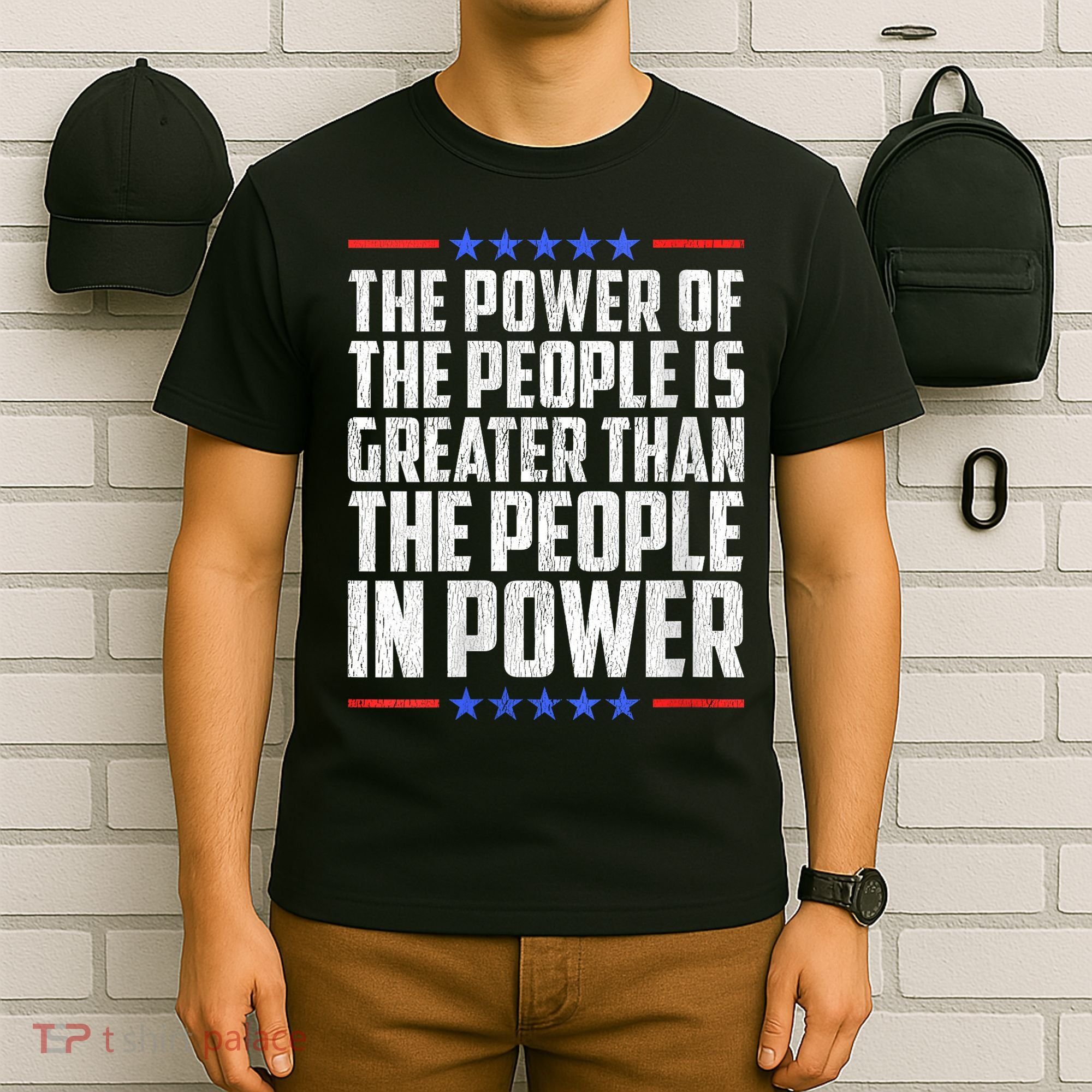  The Power Of The People Is Greater Than The People In Power V-Neck T-Shirt