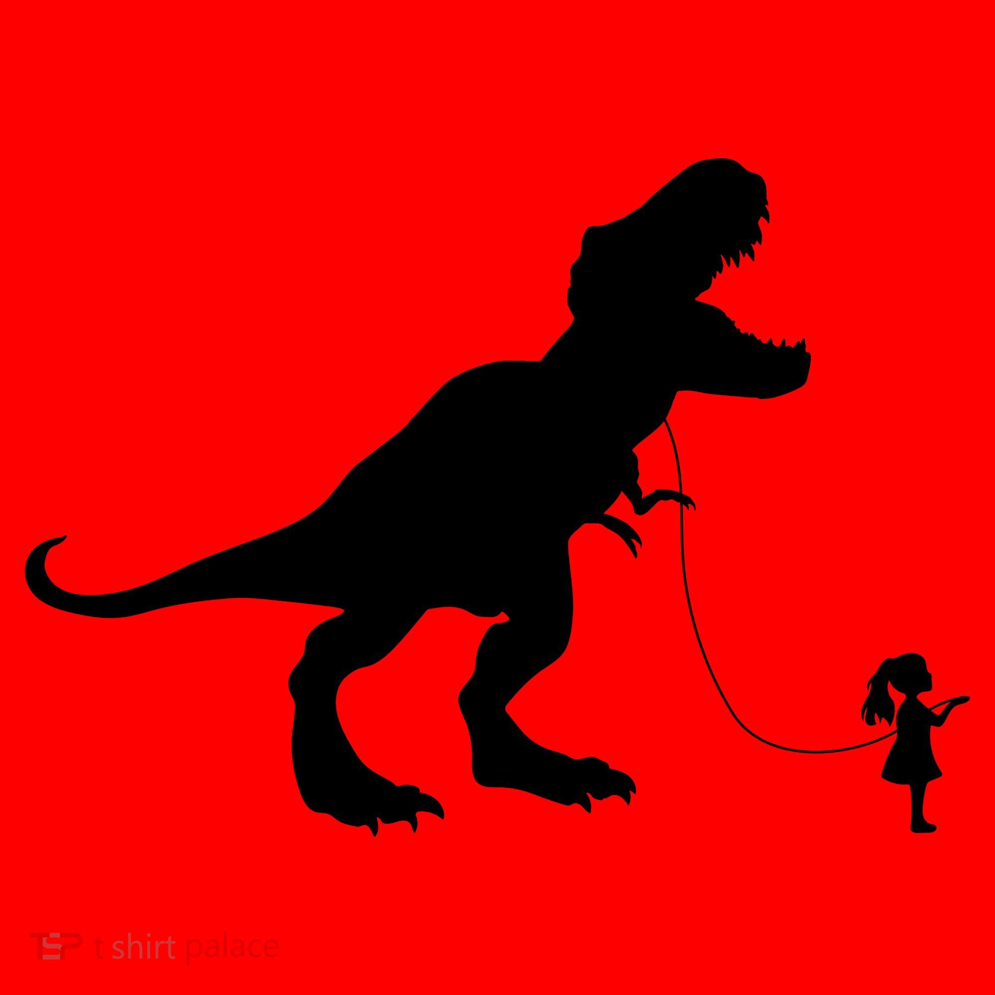 TREX PET ON A LEASH GIRL Santa Hat