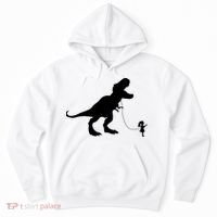 TREX PET ON A LEASH GIRL Hoodie thumb 0