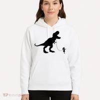 TREX PET ON A LEASH GIRL Hoodie thumb 5