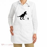 TREX PET ON A LEASH GIRL Apron thumb 2