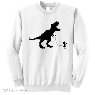 TREX PET ON A LEASH GIRL Sweatshirt