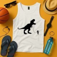 TREX PET ON A LEASH GIRL Tank Top thumb 4