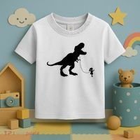 TREX PET ON A LEASH GIRL Toddler T-Shirt thumb 3