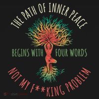 The Path Of Inner Peace Begins With Four Words Great Gift Women's Hoodie thumb 2
