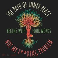 The Path Of Inner Peace Begins With Four Words Great Gift Hat thumb 2
