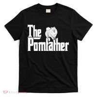 The Pomfather - Pom Father Funny Dog Dad Pomeranian Lover T-Shirt thumb 0