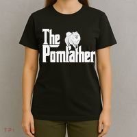 The Pomfather - Pom Father Funny Dog Dad Pomeranian Lover T-Shirt thumb 4