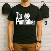 The Pomfather - Pom Father Funny Dog Dad Pomeranian Lover T-Shirt thumb 6
