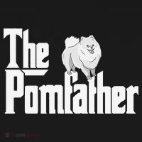 The Pomfather - Pom Father Funny Dog Dad Pomeranian Lover Baby Bodysuit thumb 2