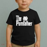 The Pomfather - Pom Father Funny Dog Dad Pomeranian Lover Toddler T-Shirt thumb 2
