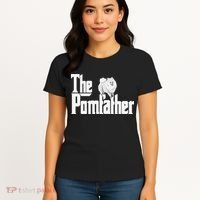 The Pomfather - Pom Father Funny Dog Dad Pomeranian Lover Women's T-Shirt thumb 4