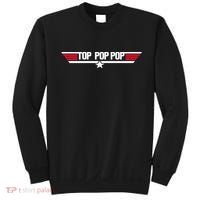 Top Pop pop Funny Dad Grandpa Father's Day Gift Sweatshirt thumb 0
